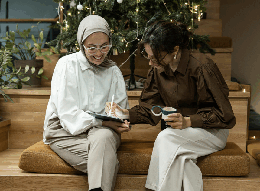 The Perfect Christmas Tree & Glass Ornaments